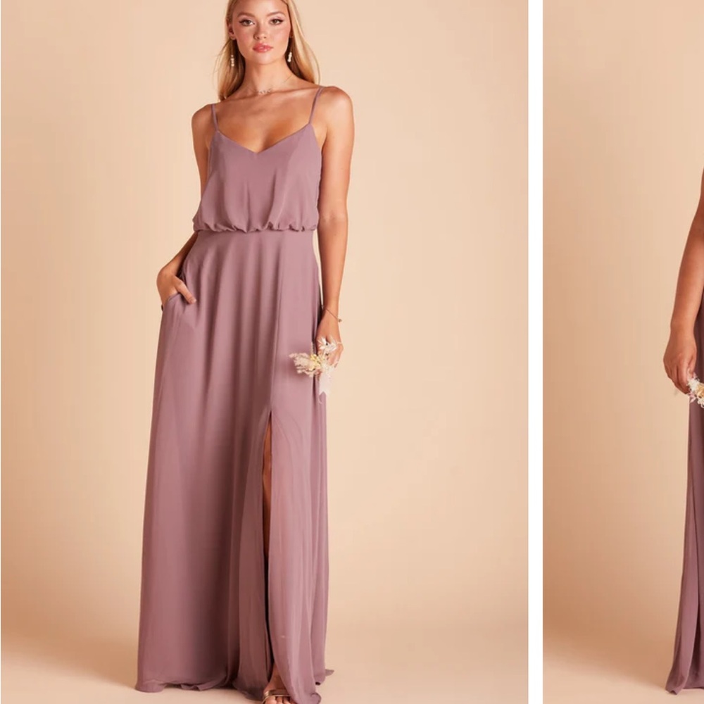 Elegant Mauve Maxi Dress
